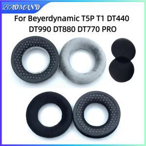 Beyerdynamic T5P T1 DT440 DT990 DT880 DT770 PRO 이어 패드 스폰지 소프트 폼 쿠션 교체 용 헤드폰