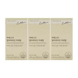 에스더포뮬러 여에스더 멀티비타민 미네랄 1000mg x 30정 x 3박스