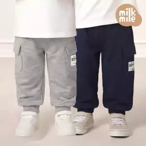[밀크마일] 스마일베어럭키카고조거팬츠