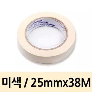 (미색 25mmX38M) 초 강력 접착마스킹 테이프/틈새/장판/바닥/자국없는/자동차/도색/도배/페인트칠/현관문