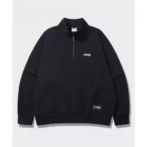 지프 JEEP [360g] M-Logo 반집업 맨투맨 (JR5TSU838BK) JR5TSU838BK 126250
