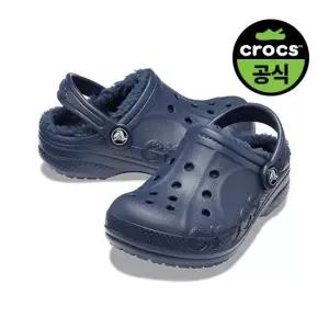 크록스 [정상가 64 900원]공식 유아 바야 라인드 털) NAVY 23FKCL207501)