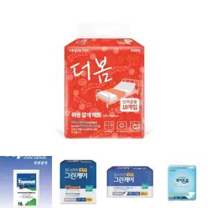 더봄 위생 깔개 매트 (10매x1팩)/성인/실버/환자/산모/노인/어르신/간병/요양원/침대/패드/방수/소변/배변