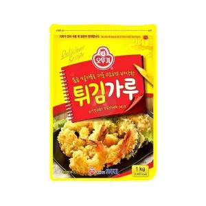 (1Kg) 오뚜기 튀김가루/새우/업소용/가정용/가루/조리용/고소한/분말/튀김/분식집/용량/가정/식당용/업소