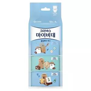 크리넥스 마이비데 클린케어 미니 다이노탱 10매x4입