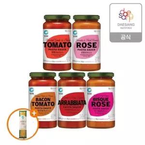 청정원 스파게티소스600g 5종 4개 골라담기+(증정)스파게티면250g