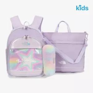 노스페이스 키즈 걸즈 파핑 스타 스쿨 팩 LAVENDER EVR NM2DS01R