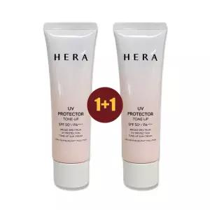 헤라 UV 프로텍터 톤업 50ml 선크림 1+1