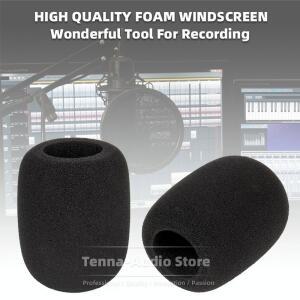 NEUMANN TLM103 액세서리 윈드스크린 커버 쉴드와 TLM102 마이크 TLM 103 호환되는 스폰지 SNAPVOX 102 필터