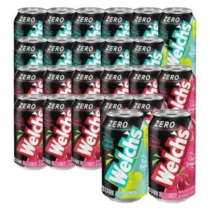 웰치스 제로 355ml (체리스트로베리+샤인머스켓) 총 24캔