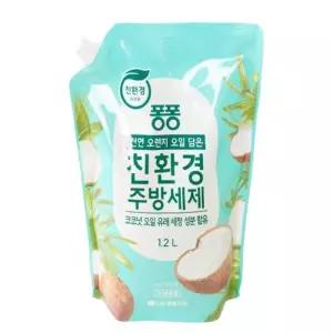 퐁퐁 주방세제 코코넛 1.2L 4개