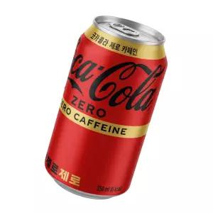 코카콜라 제로 제로 can 350ml 뚱캔 노슈가 노카페인 24캔 1박스