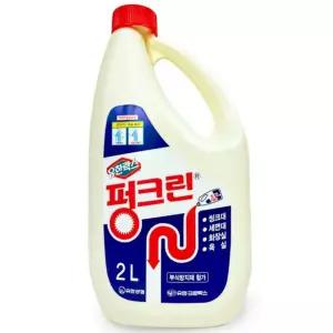 세면대뚫는약 변기통막힘약품 뚫어뻥 용액 2L 치킨집 관통액 욕조 유분찌꺼기