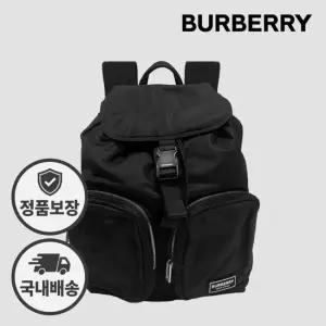 버버리 나일론 백팩 럭색 80905611 미디움 블랙