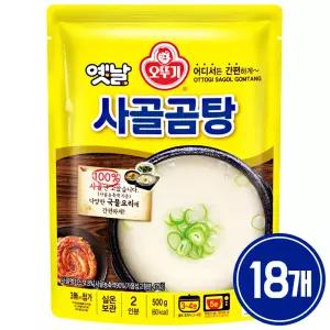 오뚜기 옛날 사골곰탕 500g x 18개 / 즉석국 탕 찌개 간편식