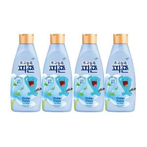 초고농축피죤 오리지널 오션후레쉬 1L, 4개 [포켓몬에디션]