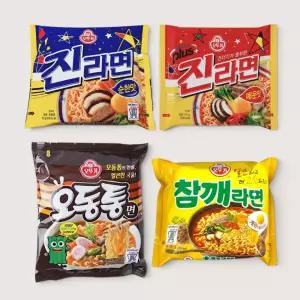 오뚜기 진라면 순한맛5+매운맛5+오동통5+참깨4 (총19개)