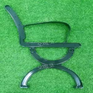 공원벤치 철제의자 주물다리 프레임 38cm 알루미늄 등받이 팔걸이 야외 도색