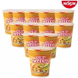 NISSIN 닛신 컵누들 컵라면 카레맛 71g, 12개
