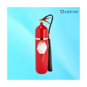 국산 Co2소화기 6.8kg 이산화탄소 철제 15파운드