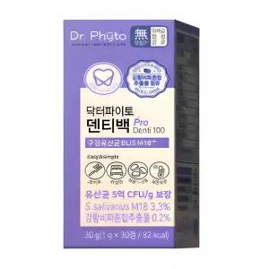 닥터파이토 덴티백 PRO 구강유산균 M18 1g x 30정 1박스