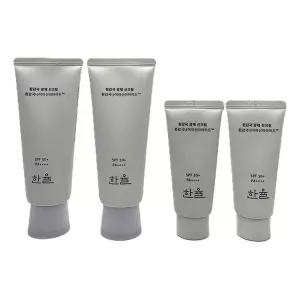 [하프클럽/셀러허브_뷰티]한율 흰감국 광채 선크림 듀오 기획세트 70ml 2개,35ml 2개