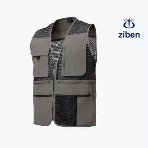 지벤 작업조끼 경량 쿨링 에어 메쉬 ZB-V2027