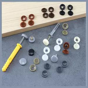 피스마개 나사 자국 커버 M6 마감 캡 가구 구멍 덮개 DIY 부속