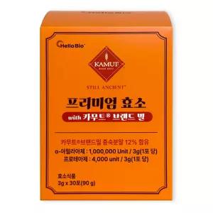 헬로바이오 프리미엄 효소 with 카무트 브랜드 밀 3g x 30포