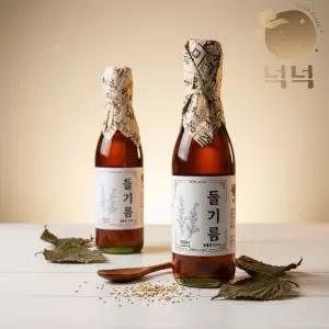 [넉넉] 한번만 짜낸 넉넉 들기름 350ml 2병