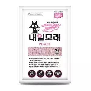 내일 두부 모래7L(복숭아향)X6개(1박스)