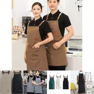 고급형 바리스타 카페 목공 주방 공방 캔버스 앞치마/원피스/허리/방수/미용실/원피스형/조끼/업소용/작업