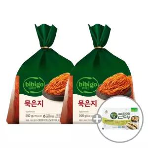 CJ제일제당 비비고 두부김치 세트 (묵은지 900g x2개 + (증정) 행복한콩 큰두부 800g x1개)