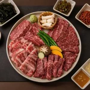 [TC] 초이스등급 미국산 소고기 모듬 한판 1kg