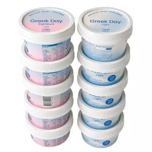 그릭데이 꾸덕한 그릭요거트 시그니처100g 5개+라이트100g 5개 (10개입 세트)