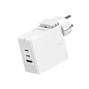 USB PD 100W 여행용 접지 멀티 초고속충전기 GT110 화이트