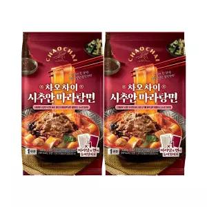 차오차이 시추안 마라탕면 630g, 2개