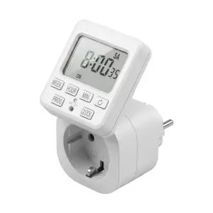 Coms 무소음 전원타이머 3520W 고용량 주간 예약 시계 LB010