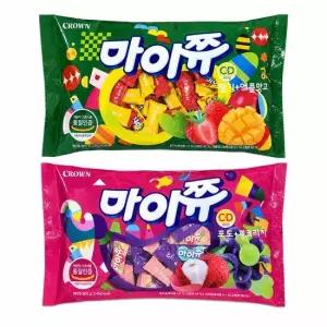 마이쮸 대용량 혼합 4가지맛 800gx2개 딸기+포도+애플망고+핑크리치)