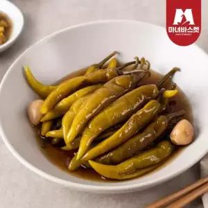 새콤달콤 밥반찬 간장고추 장아찌 1kg