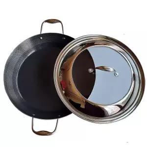 쿡셀 블랙큐브 IH통3중 더블코팅 파에야팬36cm 파에야팬+뚜껑+스트레이너 458280