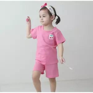 잼베이비 편면5부 데일리 유아동 여름상하세트 순면 국내산