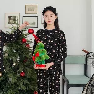 핫주니어복구잠옷 여 차콜시바