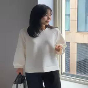 MADE 말랑텐션 9부 블라우스 맨투맨 (3 color)