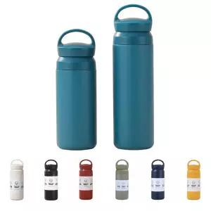 심플 딥컬러 손잡이 진공 스텐 텀블러 보온병 350ml 500ml / 304 스테인리스 보온보냉 물병 1P