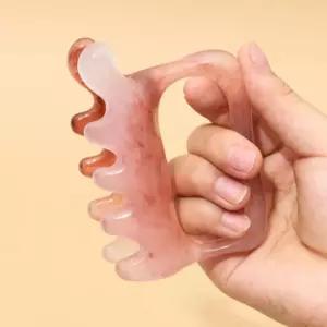 바디 괄사 마사지기 두피 목 어깨 승모근 팔 마사지 손잡이