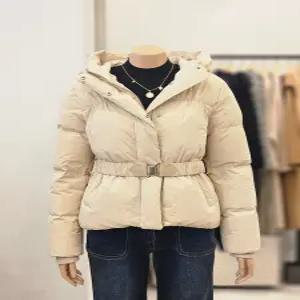 [시슬리]시슬리 크리스탈 후드 벨티드 패딩 SAPD41361