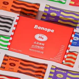 베노프 BENOPE 10개입 단백질바 소프트바 10가지 맛 1팩