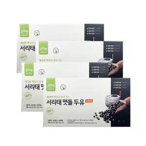오하루 자연가득 서리태 맷돌 두유 180ml x 20팩 x 4박스