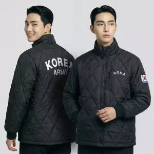 ROKA 로카깔깔이 검정 군인 군대 기모 겨울 방한 점퍼